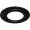 Ekena Millwork Claremont Ceiling Medallion (Fits Canopies up to 7"), 10 5/8"OD x 5 3/4"ID x 1/2"P, Jet Black CM10CLBLF - alternate 2